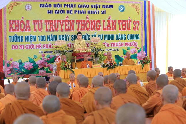 Khóa tu diễn ra từ ngày 24-9 đến ngày 30-9-2023