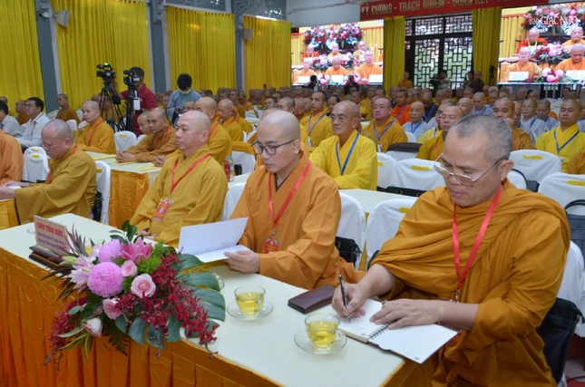 Chư tôn đức Ban Pháp chế T.Ư, các tỉnh thành tham dự khóa bồi dưỡng nghiệp vụ