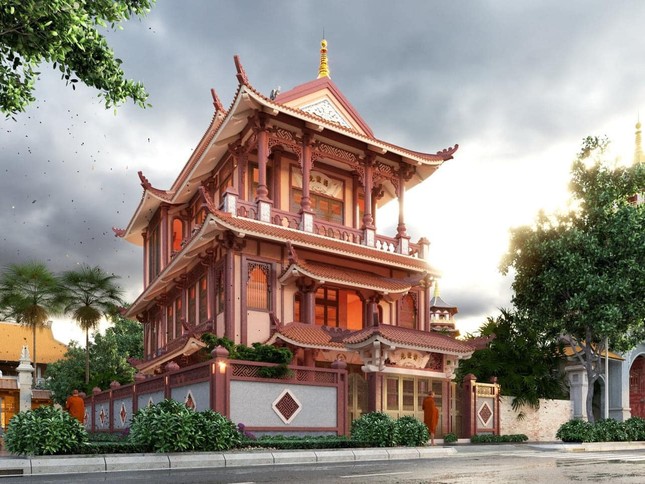 Mô hình xây dựng chùa Viên Minh