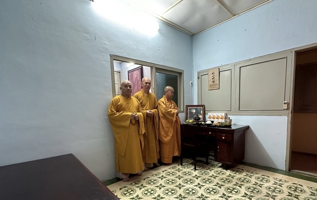 Căn phòng nơi lưu dấu nhiều kỷ niệm về vị Thầy đặc biệt - Đại lão Hòa thượng Thích Trí Quang tại chùa Ấn Quang được giữ nguyên