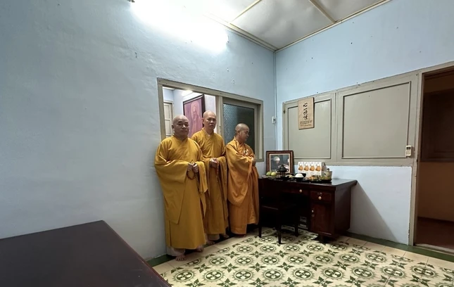 Căn phòng nơi lưu dấu nhiều kỷ niệm về vị Thầy đặc biệt - Đại lão Hòa thượng Thích Trí Quang tại chùa Ấn Quang được giữ nguyên