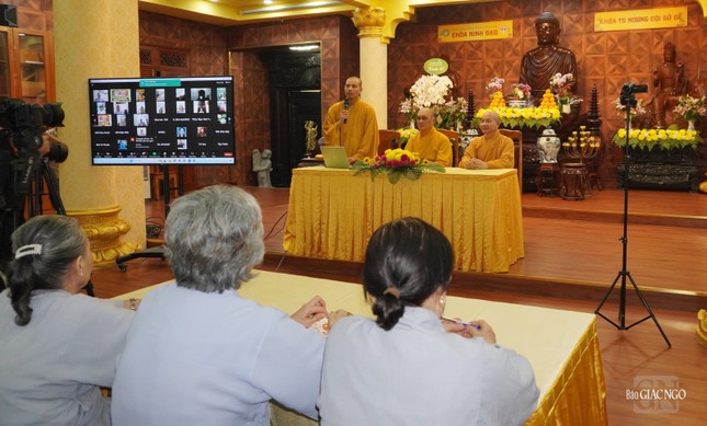 Đại đức Thích Minh Ân phát biểu khai mạc