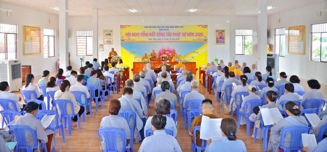 Hội nghị tổng kết hoạt động Phật sự năm 2023 Q.Bình Thủy
