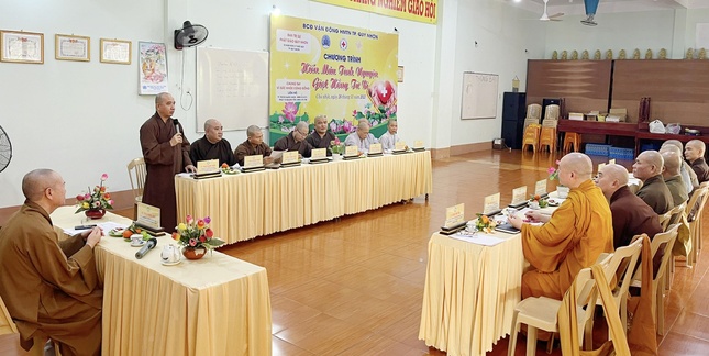 Phiên họp diễn ra tại chùa Minh Tịnh