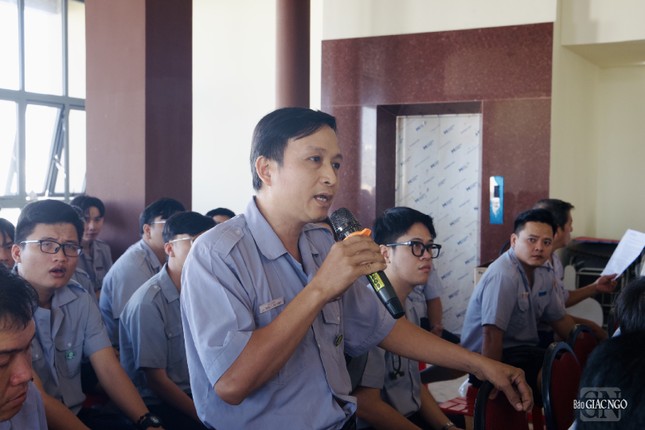 Nhiều câu hỏi đóng góp xây dựng được các đơn vị gửi lên Phân ban