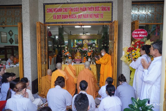 Khóa lễ tưởng niệm Ni trưởng Thích nữ Tràng Liên tại tịnh xá Ngọc Diệp Khóa lễ tưởng niệm Ni trưởng Thích nữ Tràng Liên tại tịnh xá Ngọc Diệp