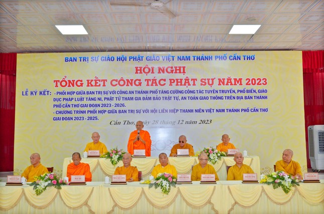 Hòa thượng Đào Như, Phó chủ tịch Hội đồng Trị sự, Trưởng ban Trị sự GHPGVN TP.Cần Thơ ban đạo từ chỉ đạo