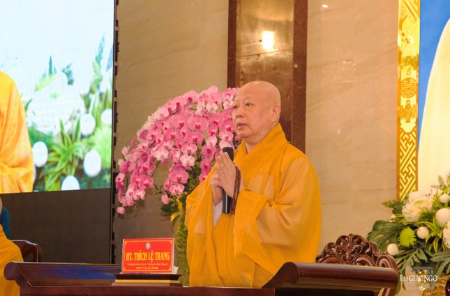 Hòa thượng Thích Lệ Trang phát biểu chỉ đạo tại Hội nghị tổng kết Phật sự năm 2023 của Ban Hướng dẫn Phật tử TP.HCM Hòa thượng Thích Lệ Trang phát biểu chỉ đạo tại Hội nghị tổng kết Phật sự năm 2023 của Ban Hướng dẫn Phật tử TP.HCM