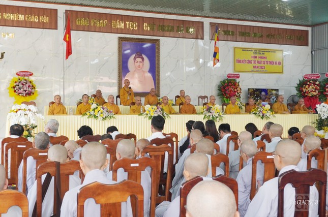 Thượng tọa Thích Thiện Quý phát biểu chỉ đạo