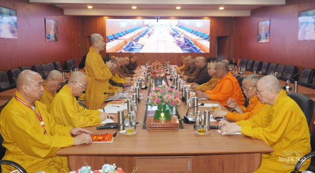 Thượng tọa Thích Minh Nhẫn triển khai những Phật sự trọng tâm trong năm 2024 của Ban Hoằng pháp T.Ư