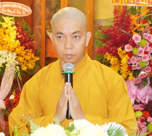 Đại đức Thích Quảng Hiếu, Phó Thư ký Ban Trị sự GHPGVN Q.3 trình phương hướng hoạt động năm 2024 Đại đức Thích Quảng Hiếu, Phó Thư ký Ban Trị sự GHPGVN Q.3 trình phương hướng hoạt động năm 2024