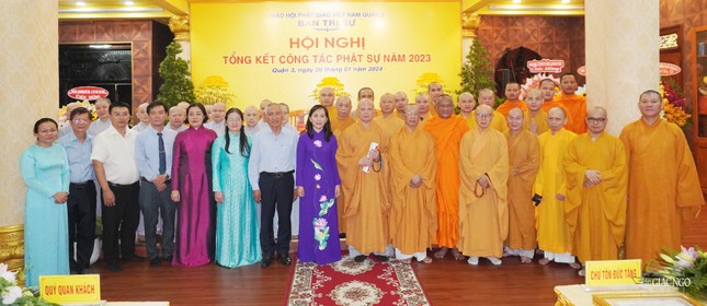 Hội nghị tổng kết Phật sự năm 2023 của Ban Trị sự GHPGVN Q.3