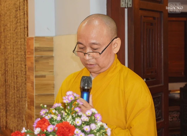 Thượng tọa Thích Lệ Thọ cảm tạ