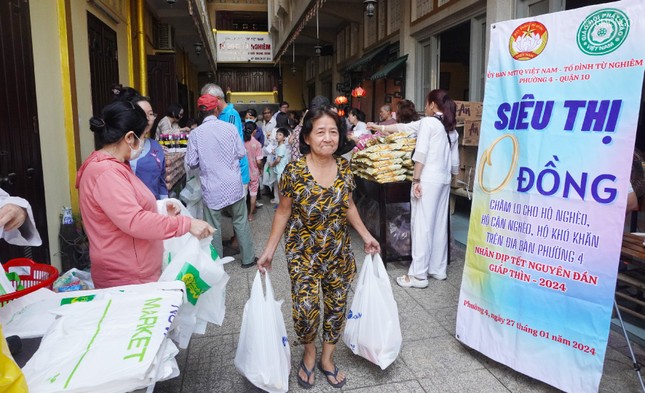 Siêu thị 0 đồng tại chùa Từ Nghiêm