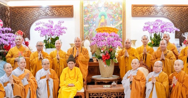 Khánh tuế Trưởng lão Hòa thượng Thích Đức Nghiệp tại chùa Vĩnh Nghiêm