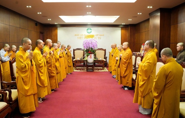 Khánh tuế chư tôn đức Ban Thường trực Ban Trị sự GHPGVN TP.Hồ Chí Minh