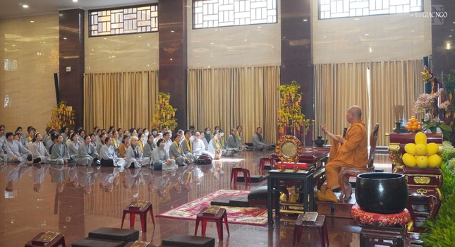 Hòa thượng Thích Giác Pháp chia sẻ pháp thoại đến Phật tử