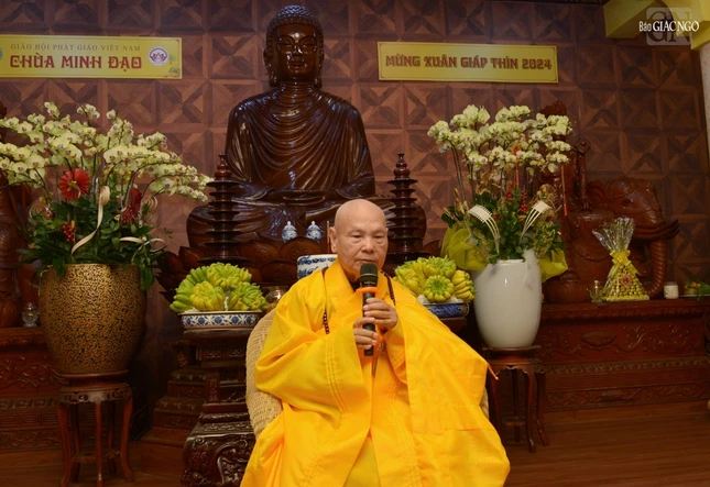 Hòa thượng Chủ tịch Hội đồng Trị sự huấn thị đến Tăng Ni Phật giáo Q.3 Hòa thượng Chủ tịch Hội đồng Trị sự huấn thị đến Tăng Ni Phật giáo Q.3