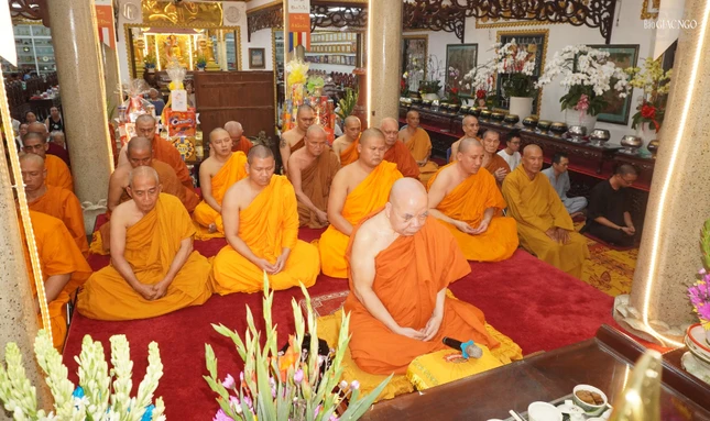 Khóa lễ tọa thiền tưởng niệm Hòa thượng khai sơn