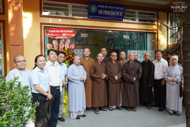 Văn Phòng tạm của Ban Trị sự GHPGVN Q.3 đặt tại chùa Hưng Phước