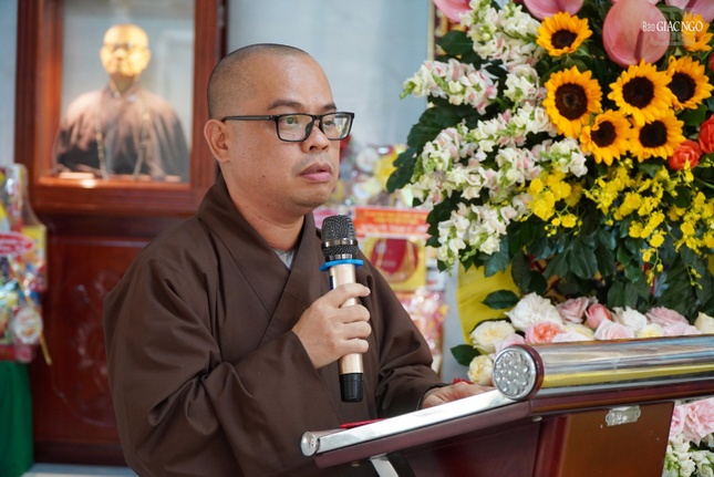 Đại đức Thích Thiện Châu công bố quyết định điều chỉnh, bổ sung nhân sự Ban Trị sự GHPGVN Q.3