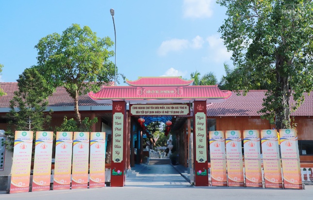 Thiền viện Trúc Lâm Phương Nam nơi diễn ra các sự kiện chính của Đại lễ tưởng niệm Đức Thánh Tổ Ni Đại Ái Đạo và chư tôn đức Ni tiền bối hữu công Phật giáo Việt Nam do Phân ban Ni giới GHPGVN TP.Cần Thơ đăng cai tổ chức