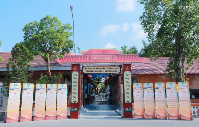 Thiền viện Trúc Lâm Phương Nam nơi diễn ra các sự kiện chính của Đại lễ tưởng niệm Đức Thánh Tổ Ni Đại Ái Đạo và chư tôn đức Ni tiền bối hữu công Phật giáo Việt Nam do Phân ban Ni giới GHPGVN TP.Cần Thơ đăng cai tổ chức