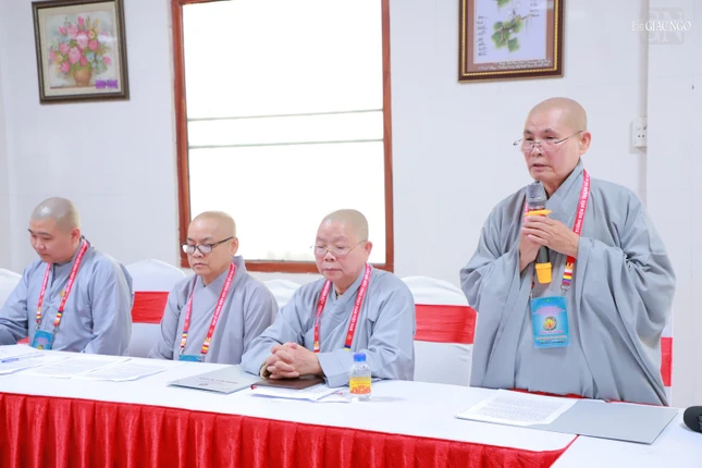 Ni sư Thích nữ Như Hương, Trưởng ban Tổ chức phát biểu khai mạc