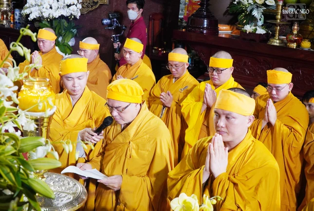 Thượng tọa Thích Thiện Tâm, Trưởng pháp tử dâng lời cảm niệm ân sư