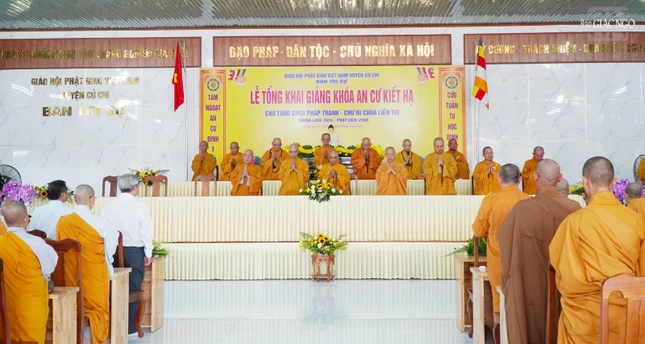 Khóa An cư kiết hạ Phật lịch 2568, Ban Trị sự GHPGVN H.Củ Chi tổ chức trường hạ an cư tập trung cho chư Tăng tại chùa Pháp Thành và điểm an cư tại chỗ cho chư Ni tại chùa Liên Trì