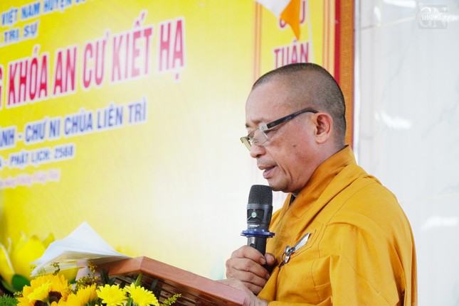 Thượng tọa Thích An Thường phát biểu khai mạc