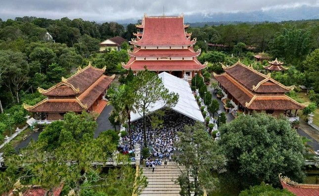 Trại Lục Hòa III diễn ra tại chùa Khánh Lâm, tỉnh Kom Tum - Ảnh: TT trại Lục Hòa III