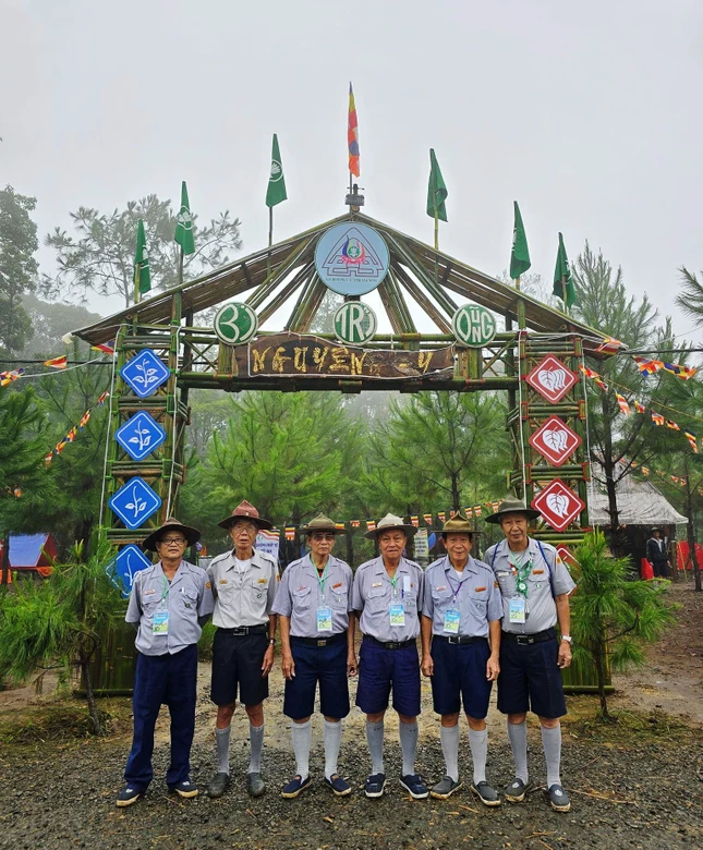 Gia đình Phật tử tỉnh Đắk Nông mang tên Nguyên Y - Ảnh: TT trại Lục Hòa III