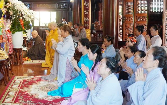 Tưởng niệm Trưởng lão Hòa thượng Thích Tâm Châu tại tổ đường tu viện Vĩnh Nghiêm