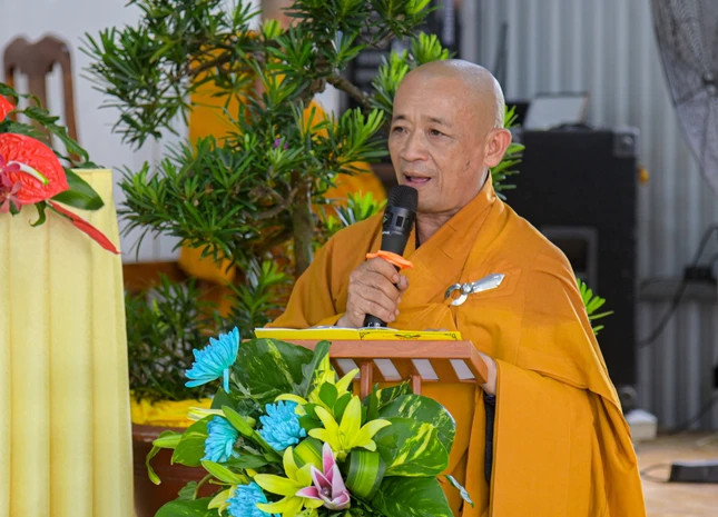 Thượng tọa Thích An Thường phát biểu khai mạc