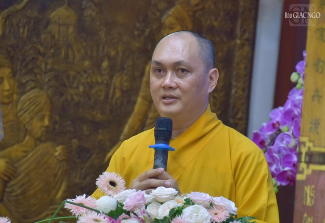 Thượng tọa Thích Thiện Chơn, Chủ nhiệm Lớp Sơ cấp Phật học Q.3 nói về phương hướng hoạt động của Lớp trong tương lai