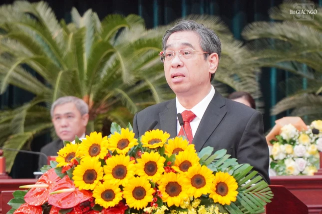 Ông Nguyễn Phước Lộc, Phó Bí thư Thành ủy phát biểu Ông Nguyễn Phước Lộc, Phó Bí thư Thành ủy phát biểu