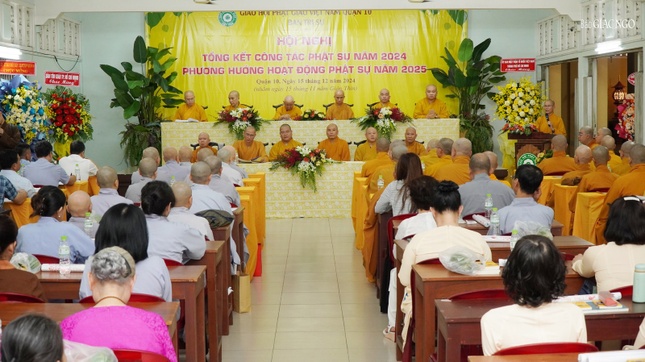 Ban Trị sự GHPGVN Q.10 tổng kết hoạt động Phật sự năm 2024