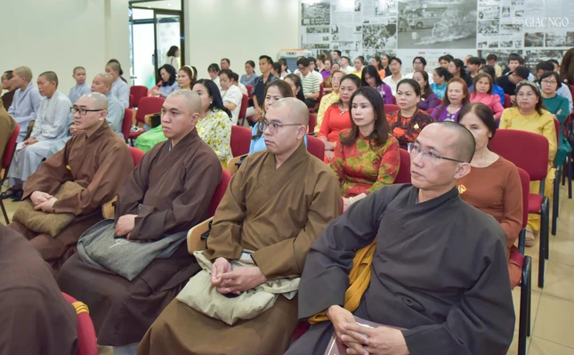 Lễ tổng kết diễn ra tại hội trường tòa soạn Báo Giác Ngộ