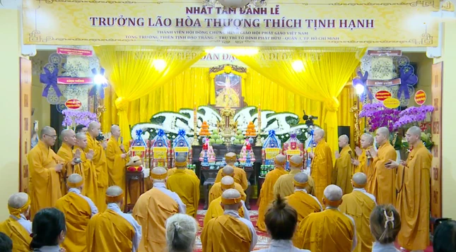 Khóa lễ cung tiến Giác linh Trưởng lão Hòa thượng Thích Tịnh Hạnh