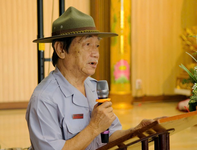 Huynh trưởng Thị Cư phát biểu khai mạc