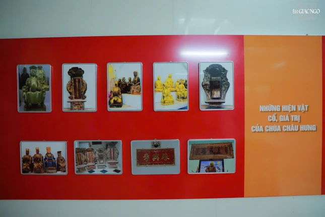 Mặc dù chùa đã được trùng tu nhiều lần bằng vật liệu kiên cố, không còn giá trị ngôi cổ tự xưa, song trong chùa hiện vẫn còn lưu giữ được 14 pho tượng cổ, 4 long vị và tấm hoành phi khắc 4 chữ “Tổ ấn trùng quang” đã có từ lâu đời