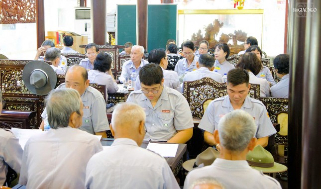 Phiên họp diễn ra sáng ngày 15-3-2025 tại thiền viện Phước Sơn