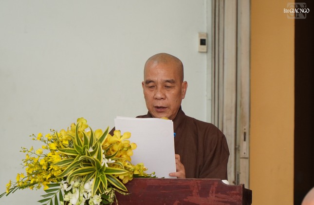 Thượng tọa Thích Quảng Chơn thông qua kế hoạch tổ chức Đại lễ Phật đản Phật lịch 2569