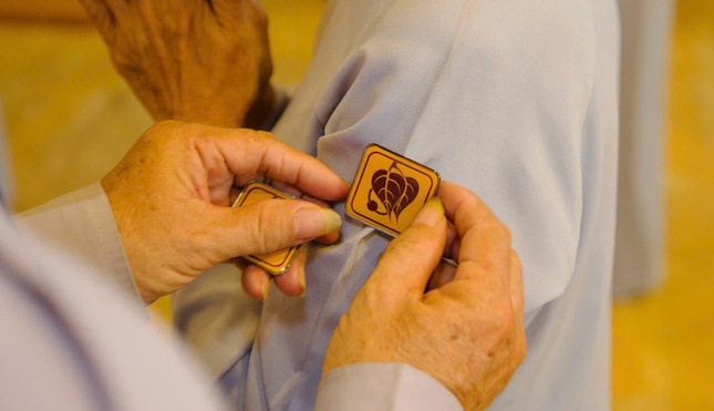 Căn cứ vào trình độ tu học, phẩm chất đạo đức, năng lực sinh hoạt, tinh thần phục vụ và hội đủ thâm niên, huynh trưởng Gia đình Phật tử được sắp xếp vào các cấp bậc: cấp Tập, cấp Tín, cấp Tấn, cấp Dũng theo quy định Căn cứ vào trình độ tu học, phẩm chất đạo đức, năng lực sinh hoạt, tinh thần phục vụ và hội đủ thâm niên, huynh trưởng Gia đình Phật tử được sắp xếp vào các cấp bậc: cấp Tập, cấp Tín, cấp Tấn, cấp Dũng theo quy định