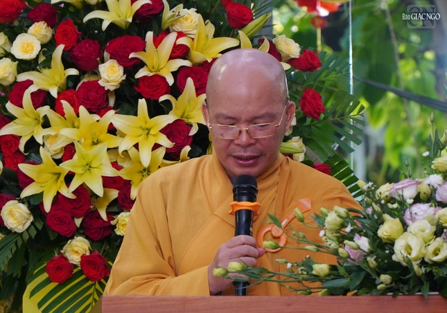 Thượng tọa Thích Trí Thường đọc Diễn văn Đại lễ Phật đản Phật lịch 2569