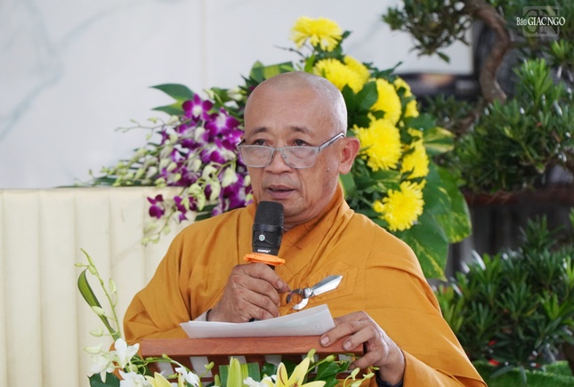 Thượng tọa Thích An Thường phát biểu khai mạc Thượng tọa Thích An Thường phát biểu khai mạc