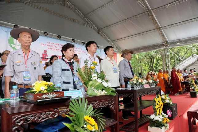 Đại diện chính quyền, huynh trưởng Phân ban Gia đình Phật tử T.Ư tham dự