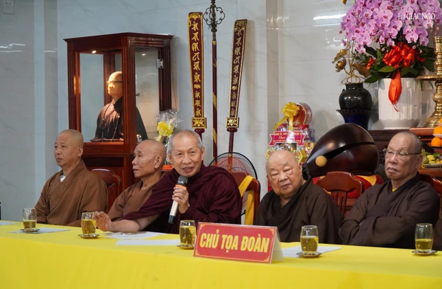 Hòa thượng Tăng Định, Cố vấn Ban Trị sự GHPGVN Q.3 hoan hỷ với kế hoạch kỷ niệm 40 năm thành lập GHPGVN Q.3