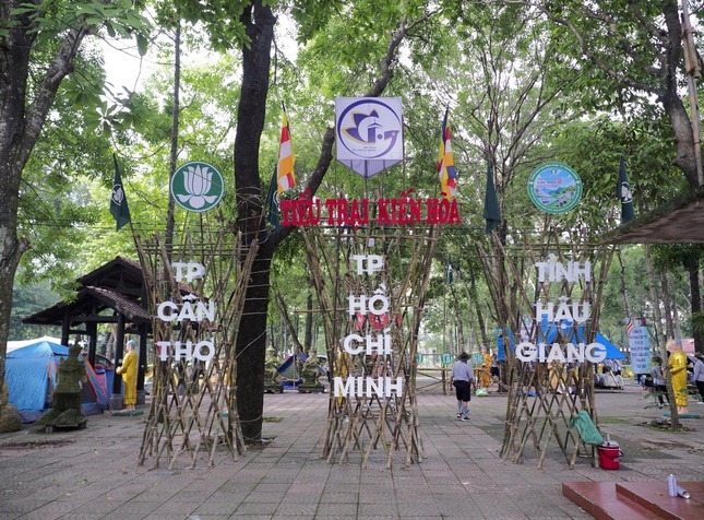 Tiểu trại Kiến Hòa gồm TP.Hồ Chí Minh, TP.Cần Thơ và tỉnh Hậu Giang